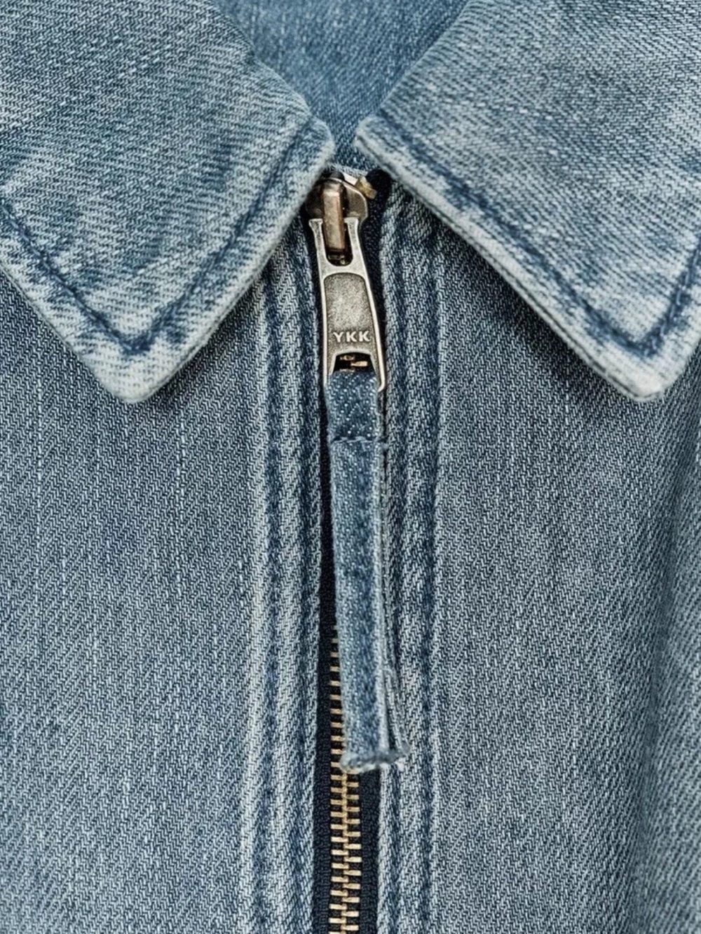 Zara ZW Collection Denim Bomber Jacket Small NWT - Picture 6 of 8